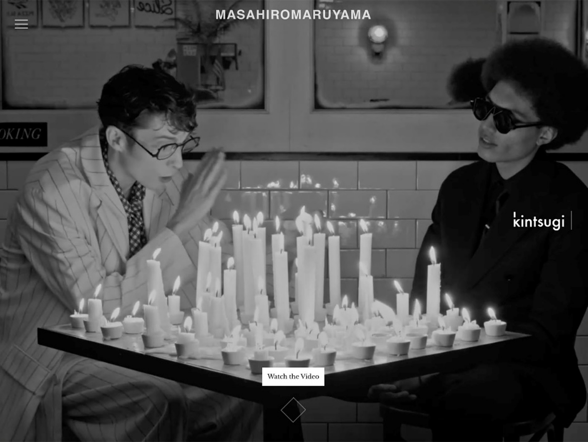 拡大画像：「MASAHIRO MARUYAMA.com」キービジュアル