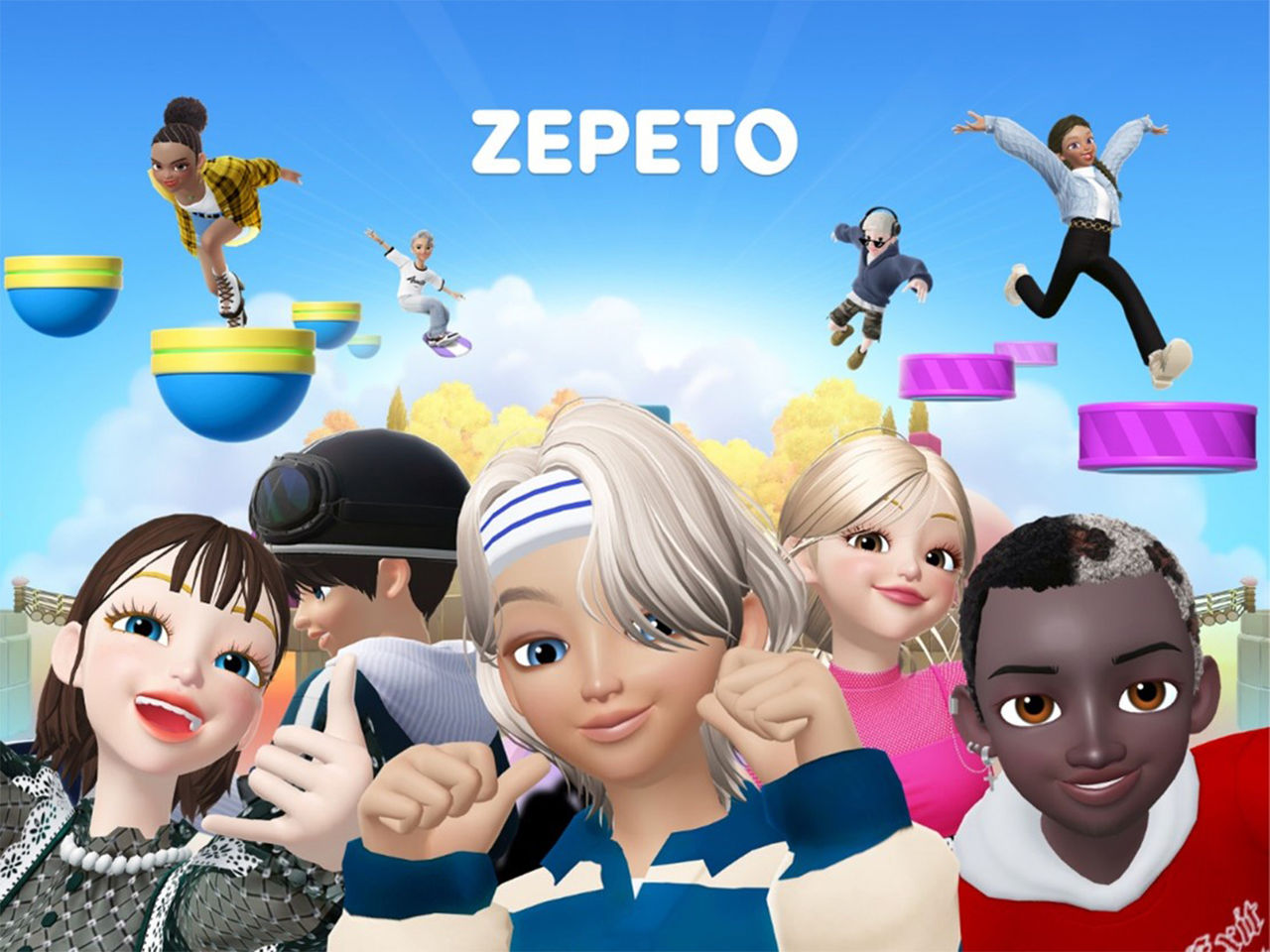 メタバースアプリ「ZEPETO（ゼペット）」のイラスト画像