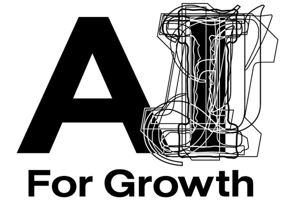 拡大画像：AI For Growth のロゴ画像です。