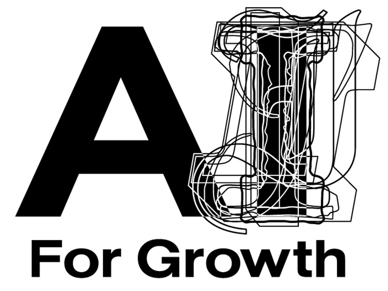 拡大画像：AI For Growth のロゴ画像です。