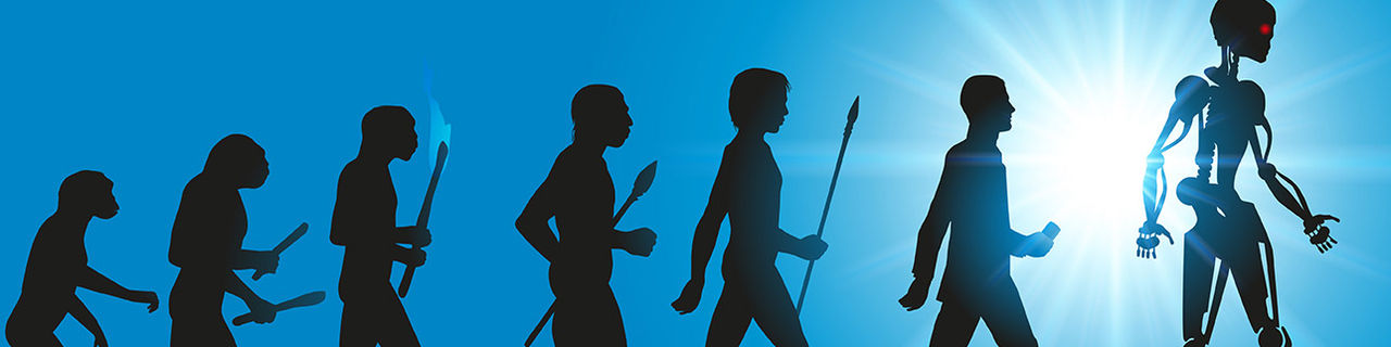 Hommes Evolution Ciborg - Futur