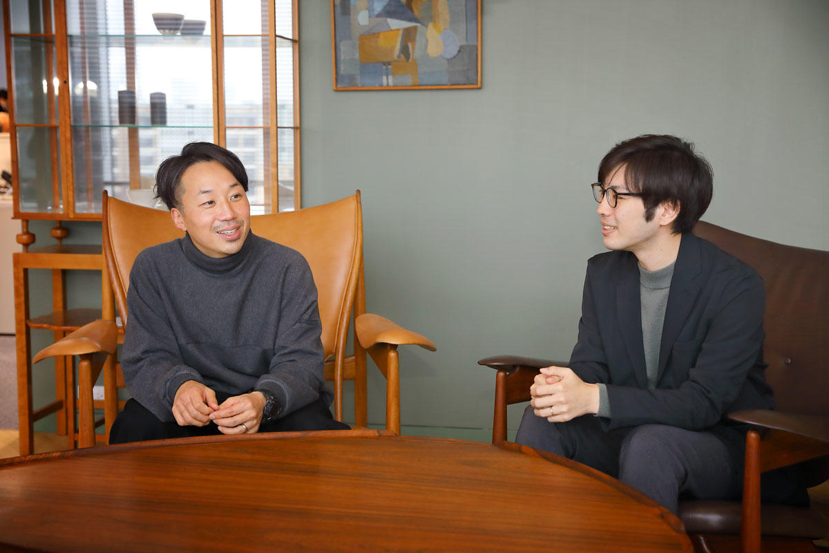 （左から）谷 昭輝氏（電通）、梅宮 良輔（電通デジタル）