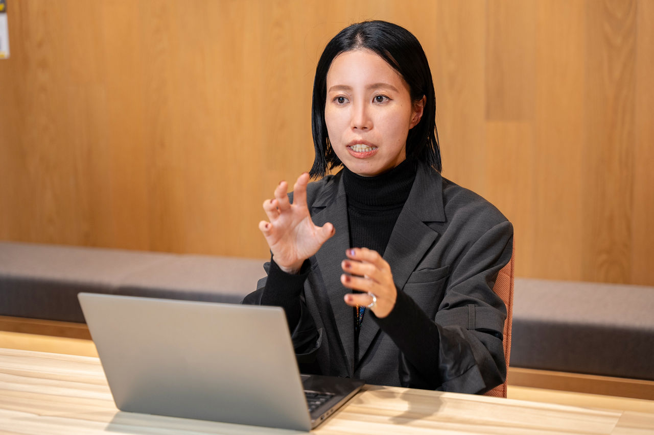 中村 桃子（ソーシャルエンゲージメントデザイン部門 第1プランニング部 グループマネージャー） 