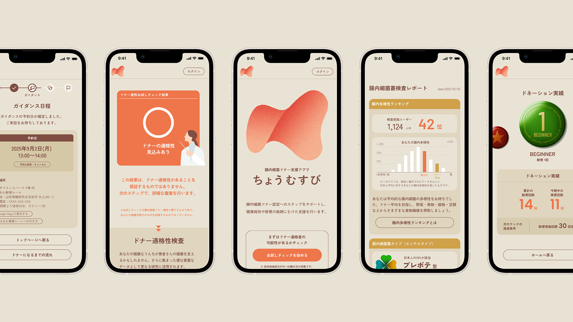 本サービスの実際のアプリ画面