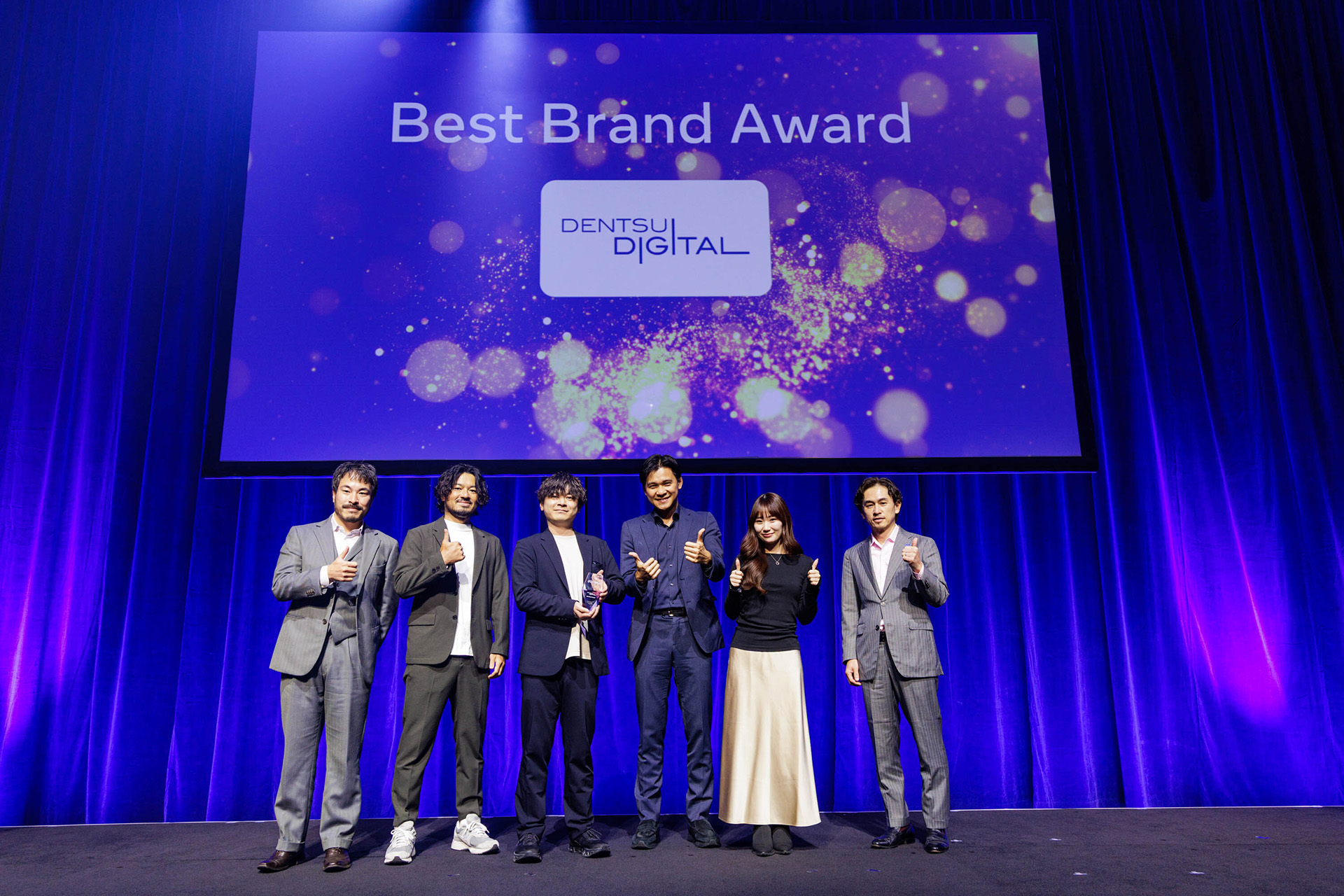 Best Brand Award受賞の様子