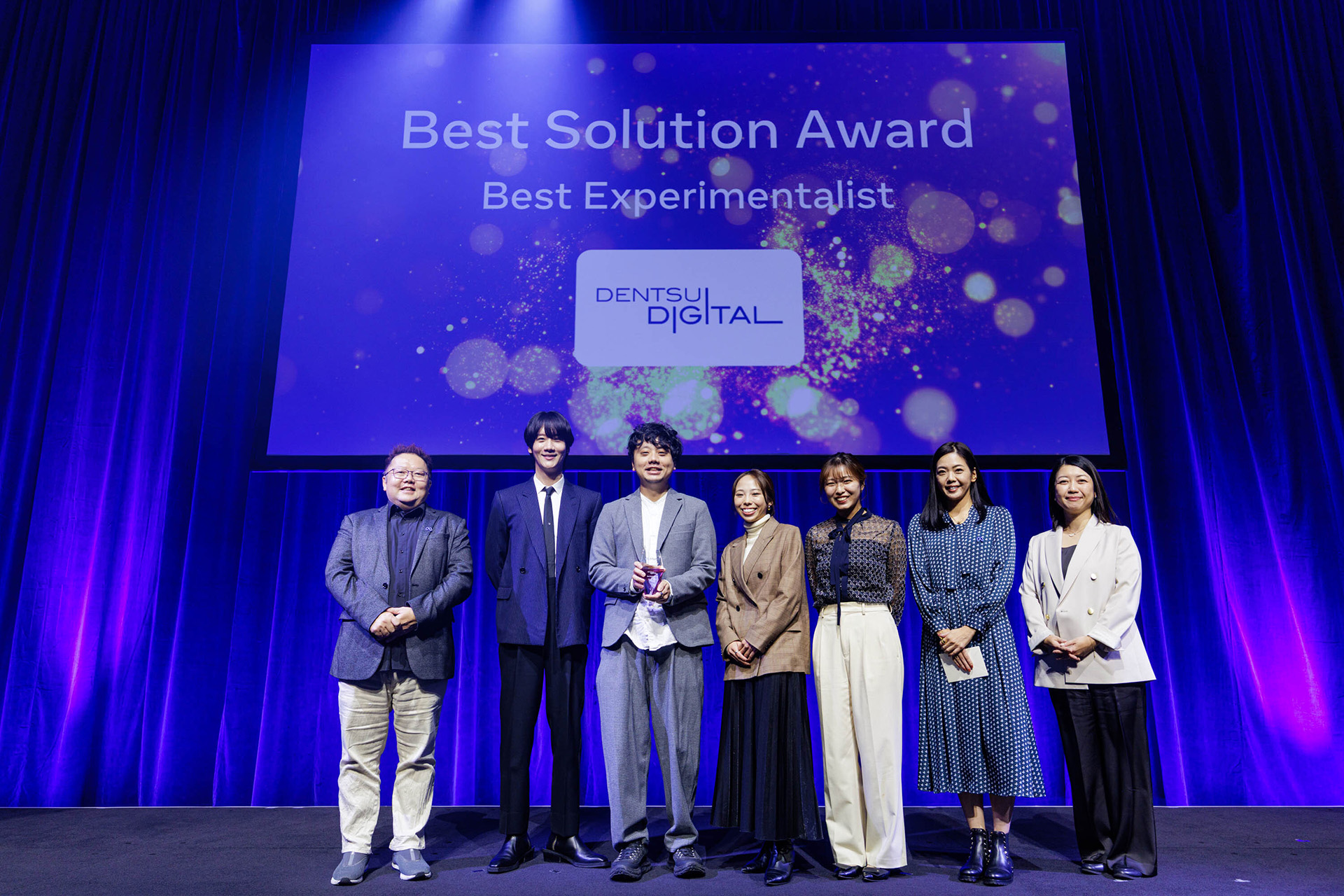 Best Solution Award Best Experimentalist部門受賞の様子