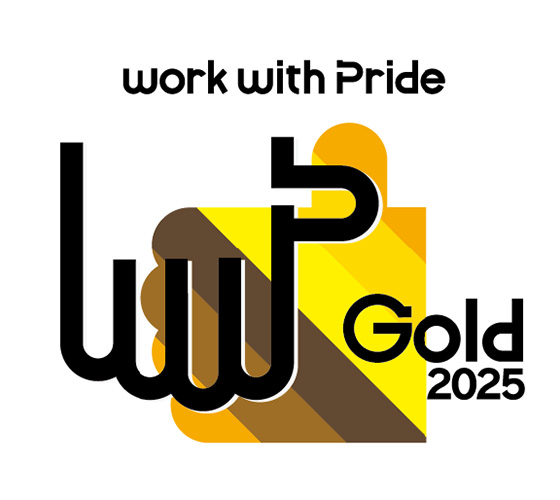 PRIDE指標2025のGOLD認定ロゴ
