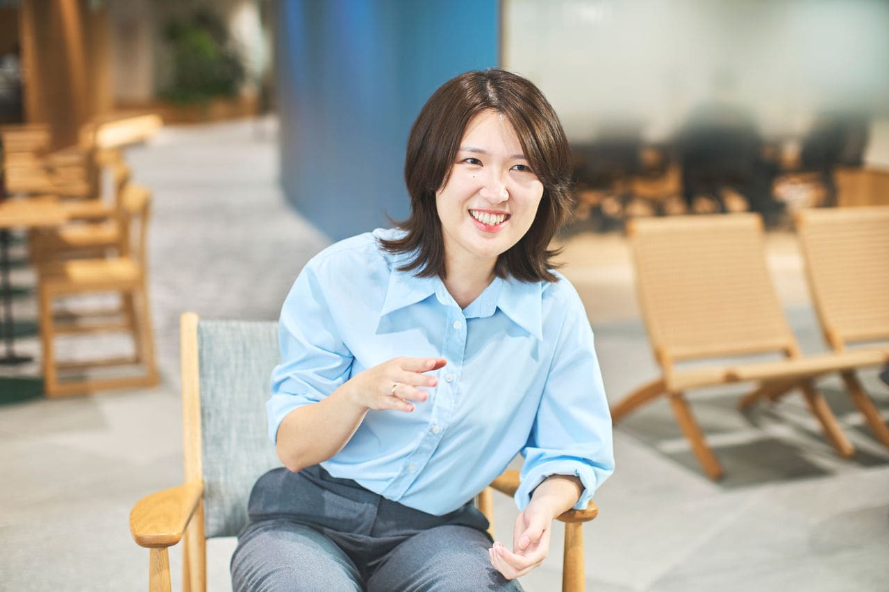 写真：担当分野で知見が得られたと語る魚