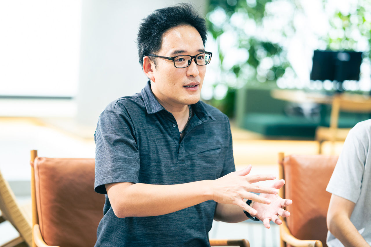 写真：敷居を下げた成果と語る八木