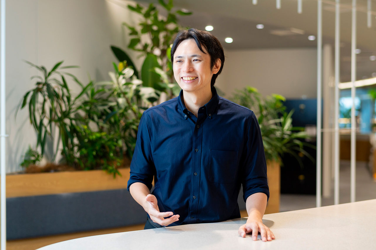 写真：コンテストに込めた思いを語る山本